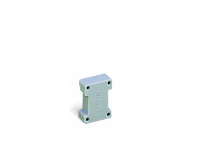 Spacer modulemodular bridging commoned terminal blocks, gray