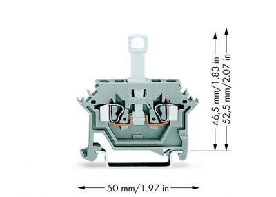 2-conductor disconnect tbgray