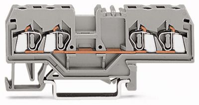 4-conductor through terminal block2.5 mm², blue