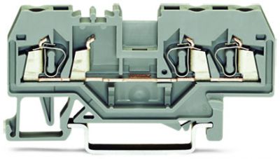 3-conductor through terminal block2.5 mm², orange