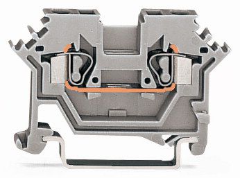 2-conductor through terminal block2.5 mm², light gray