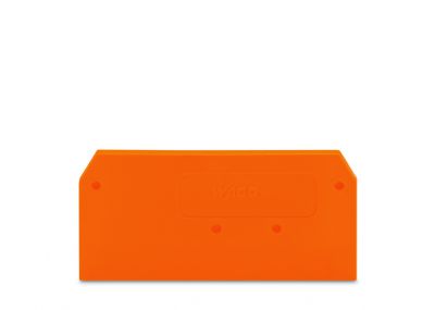 End and intermediate plate2.5 mm thick, orange