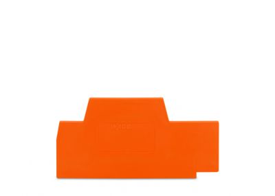 End and intermediate plate2.5 mm thick, orange