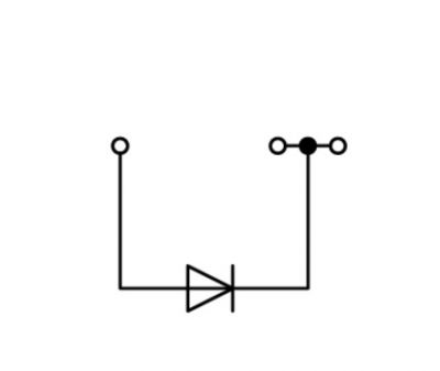 Component terminal block3-conductor, gray