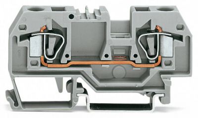 2-conductor through terminal block6 mm², gray