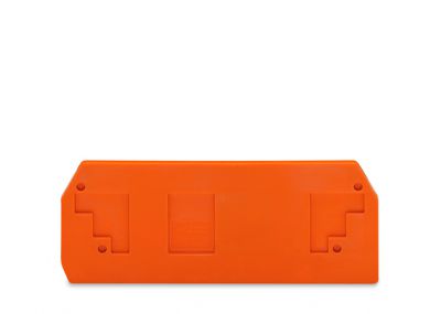 End and intermediate plate2.5 mm thick, orange