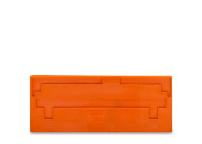 Separator plate2 mm thick oversized, orange