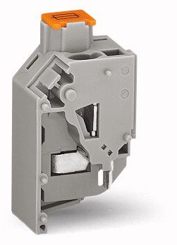 Transformer fuse terminal blockfor fuse 5 x 20 mm, gray