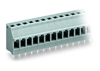 PCB terminal block2.5 mm² Pin spacing 5 mm 3-pole, gray