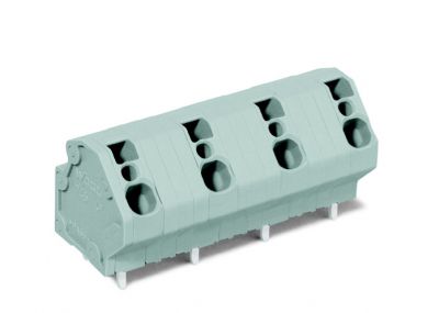 PCB terminal block4 mm² Pin spacing 12.5 mm 4-pole, gray