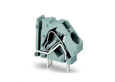 Stackable PCB terminal block16 mm² Pin spacing 10 mm 1-pole, gray