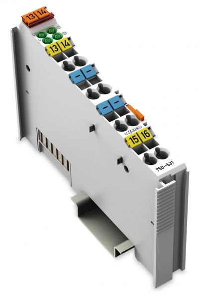 4-channel digital output module24 VDC 0.5A high-side switching short-circuit protected 2-wire