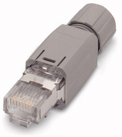 ETHERNET RJ-45 IP20 connectorETHERNET 10/100 Mbit/s for field assembly, light gray