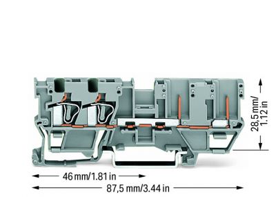 2-conductor/2-pin carrier tbgray