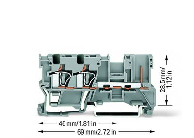 2-conductor/1-pin carrier tbgray