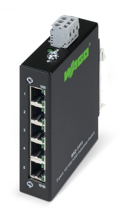 Industrial-ECO-Switch5Port Gb, black