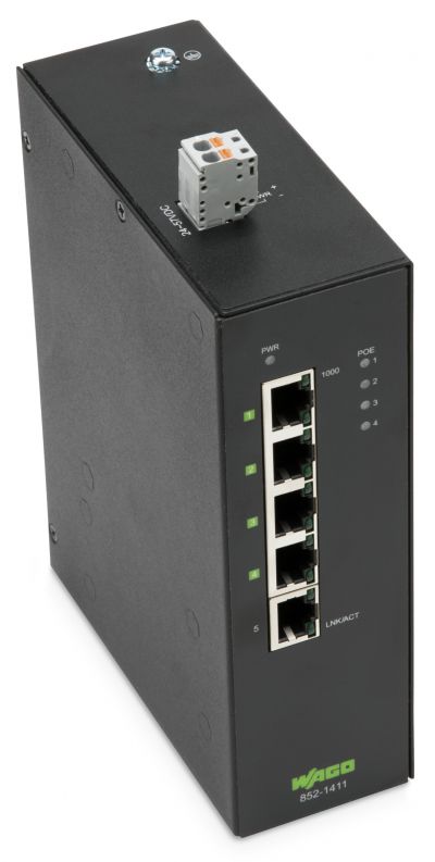 Industrial-ECO-Switch5Port Gb, black