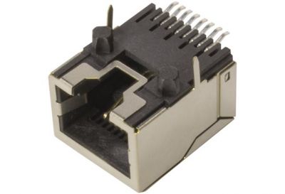 RJI RJ45 jack Cat.5 SMT 90° tape&reel