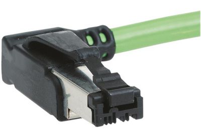 RJI cord, IP20 ang. 1xRJ45 0° Pos AWG 22