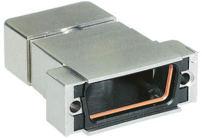 D-Sub hood 15-pole top entry IP 67 metal